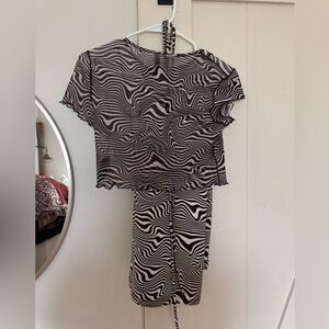 Zebra print set H&M